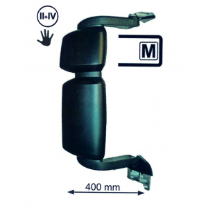 UNITRUCK retrovisor doble espejo MANUAL brazo M 71040 71041 -